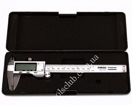 SIGMA Штангенциркуль электронный 150 мм (точность 0.02мм) PROFI.